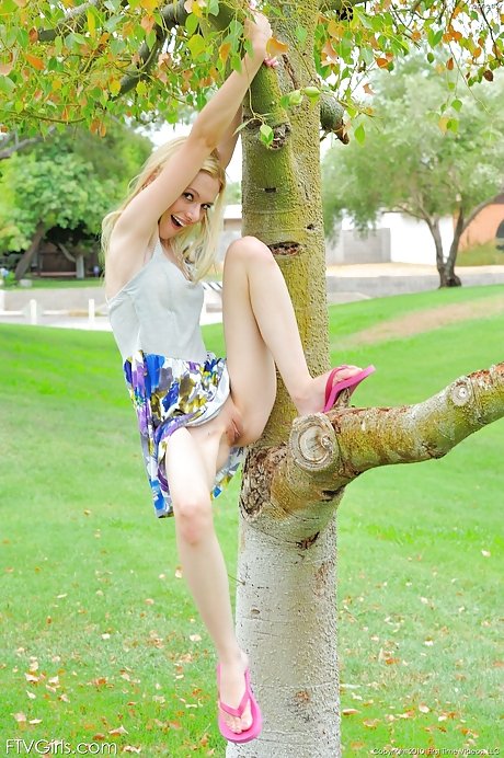 Tiny Pale Teen With A Scrawny Body Having Fun At The Local Park Ftv Girls